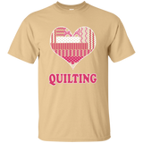 Heart Quilting Custom Ultra Cotton T-Shirt - Crafter4Life - 3