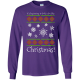 Crochet Christmas LS Ultra Cotton T-Shirt