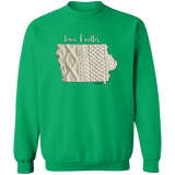 Iowa Knitter Crewneck Pullover Sweatshirt