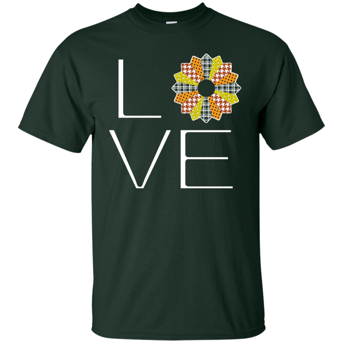 LOVE Quilting (Fall Colors) Custom Ultra Cotton T-Shirt - Crafter4Life - 2
