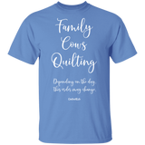 Family-Cows-Quilting T-Shirt