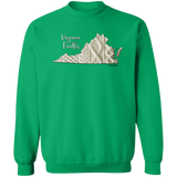 Virginia Knitter Crewneck Pullover Sweatshirt