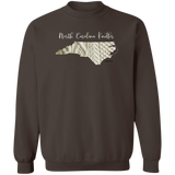 North Carolina Knitter Crewneck Pullover Sweatshirt