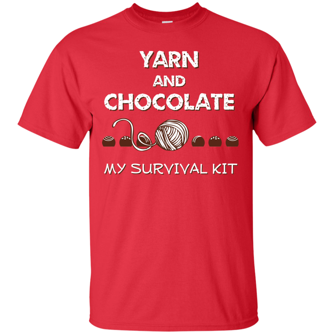 Yarn and Chocolate Ultra Cotton T-Shirt