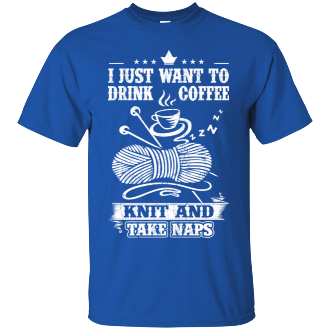 Coffee-Knit-Nap Custom Ultra Cotton T-Shirt - Crafter4Life - 7