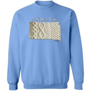 South Dakota Knitter Crewneck Pullover Sweatshirt
