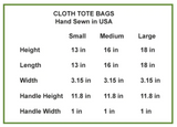 Washington Knitter Cloth Tote Bag