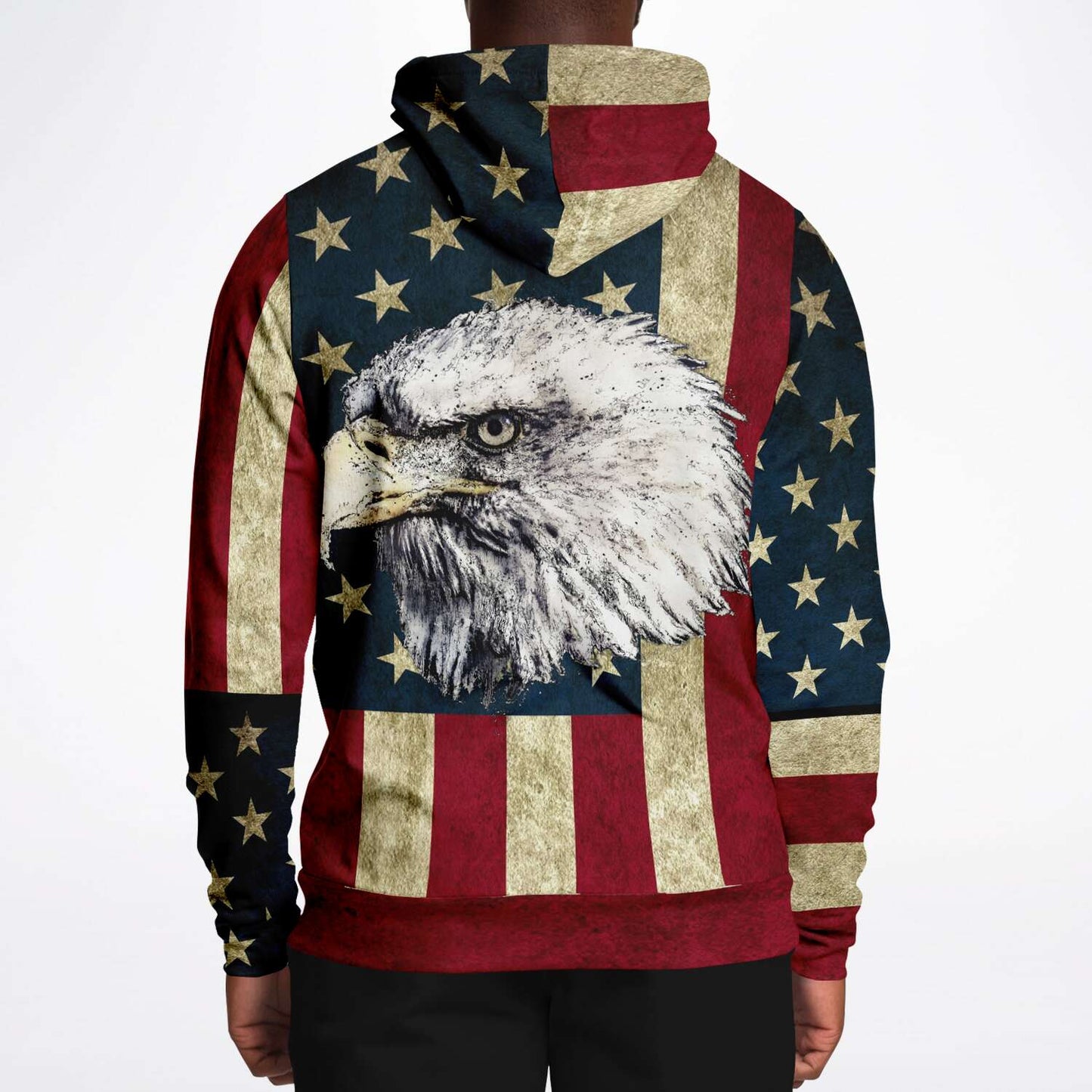 American Flag and Eagle Hoodie