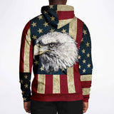 American Flag and Eagle Hoodie