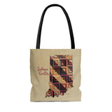 Indiana Quilter Cloth Tote Bag