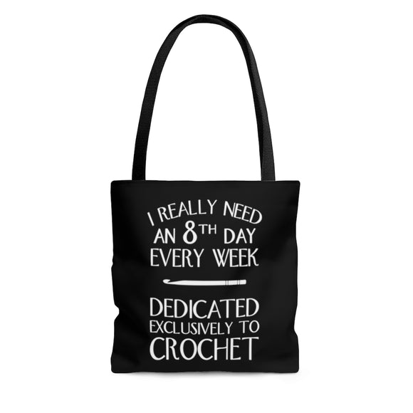 8th Day to Crochet - Tote Bag