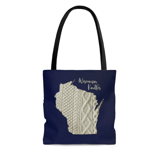 Wisconsin Knitter Cloth Tote Bag