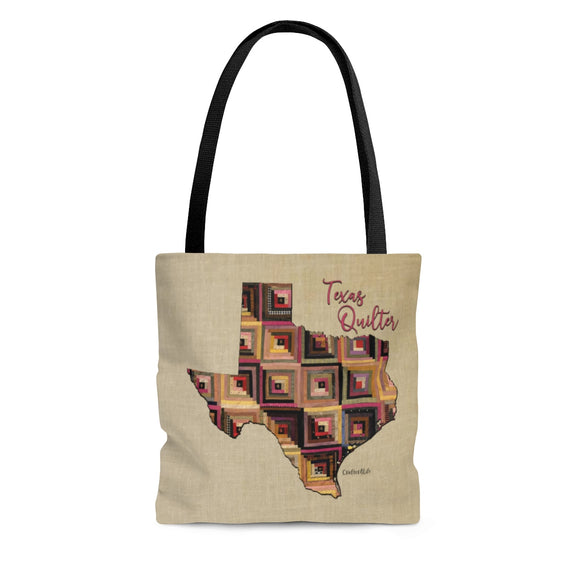 Texas Quilter Cloth Tote Bag