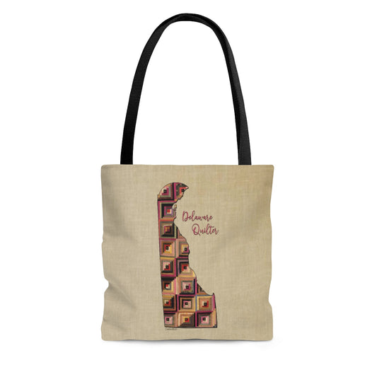 Delaware Quilter Cloth Tote Bag