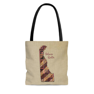 Delaware Quilter Cloth Tote Bag