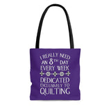 8th Day Quilting - Tote Bag