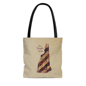 New Hampshire Quilter Cloth Tote Bag