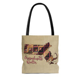 Massachusetts Quilter Cloth Tote Bag