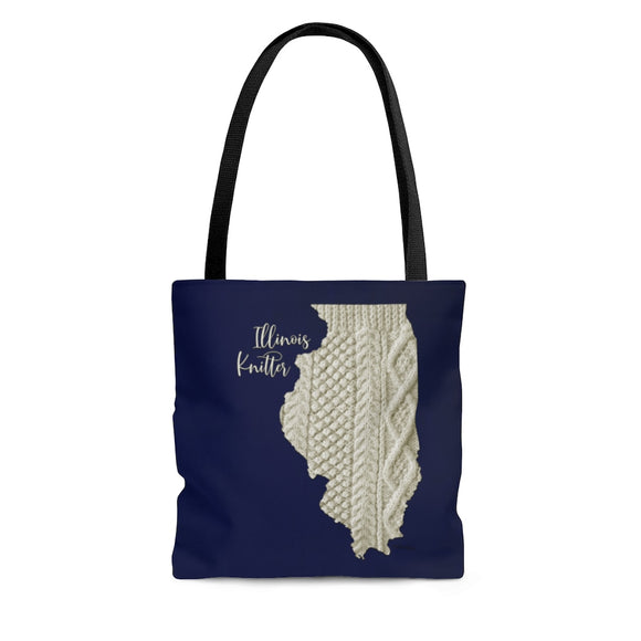 Illinois Knitter Cloth Tote Bag