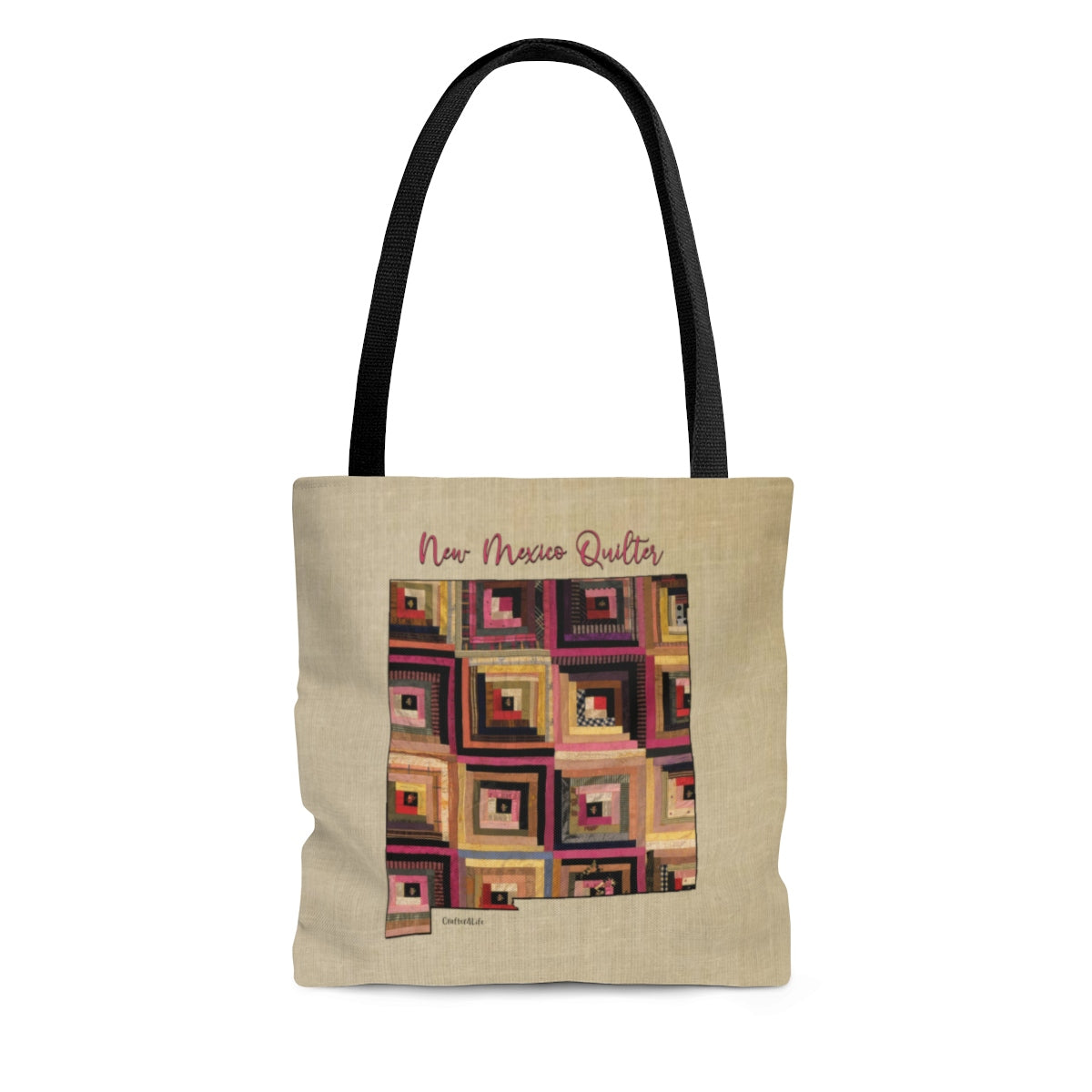 New Mexico Quilter Cloth Tote Bag